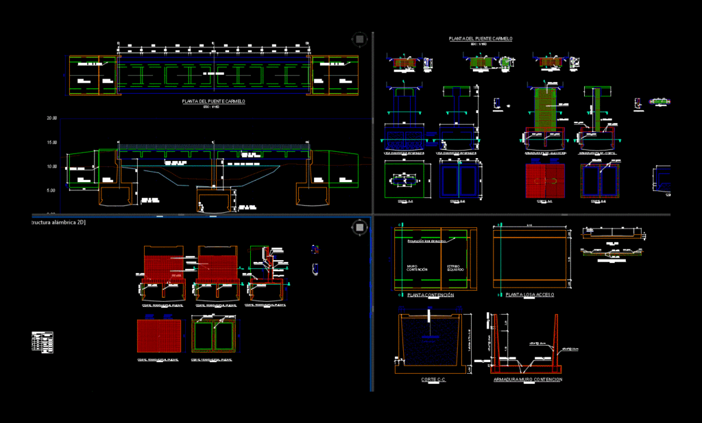 Bridge Construction Details DWG Detail for AutoCAD