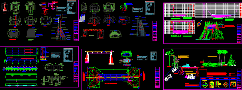 Bridge Huaranchal DWG Block for AutoCAD