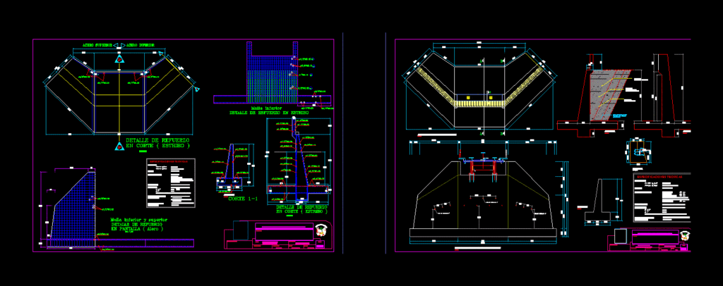 Bridge Over The River Designed Pucate DWG Detail for AutoCAD