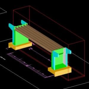 Bridge Pillar DWG Block for AutoCAD