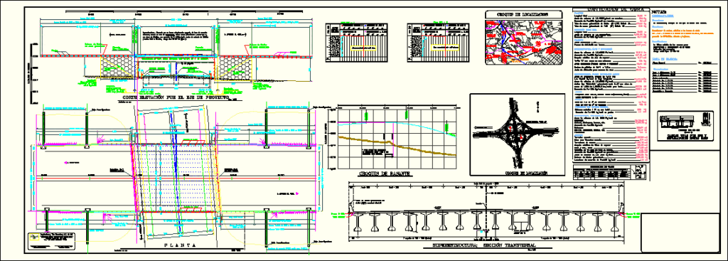 Bridge Project DWG Full Project for AutoCAD
