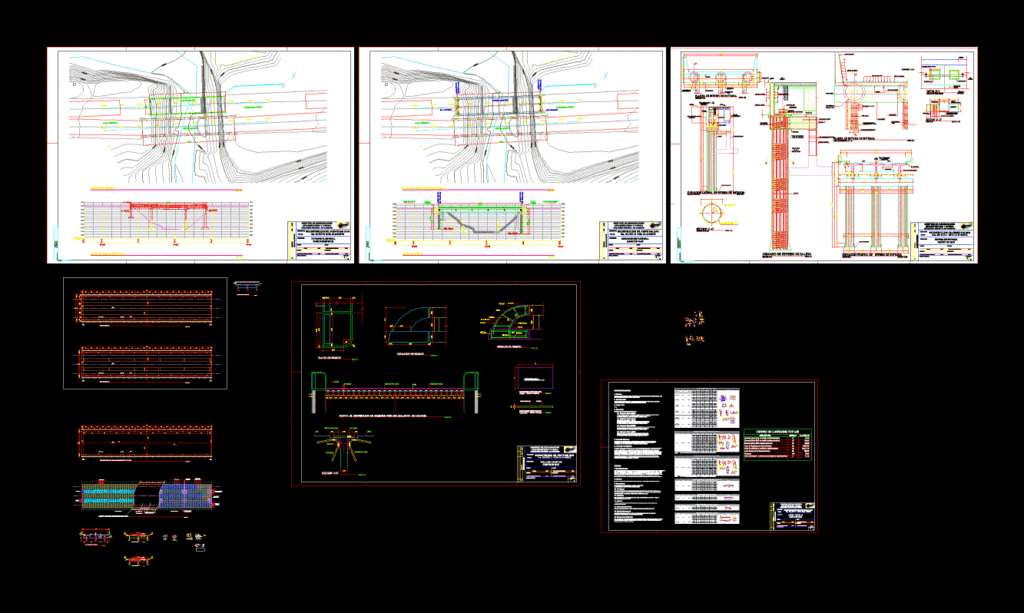 Bridge Reconstruction DWG Detail for AutoCAD