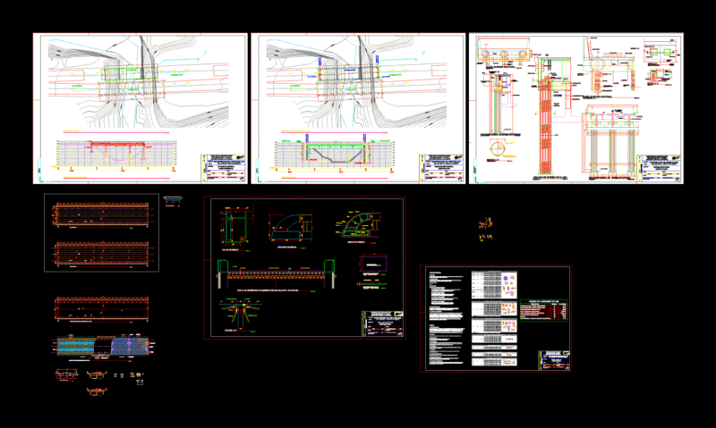 Bridge Reconstruction DWG Detail for AutoCAD