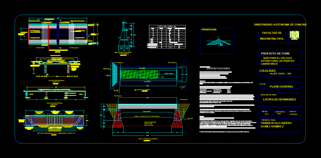 Bridge Ribbed DWG Section for AutoCAD