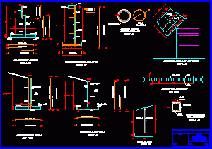 Bridges Details DWG Section for AutoCAD