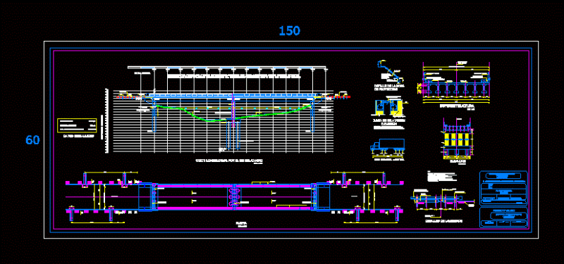 Bridge To Reform Pineda DWG Section for AutoCAD
