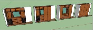 Built Closet 3D SKP Model for SketchUp • Designs CAD