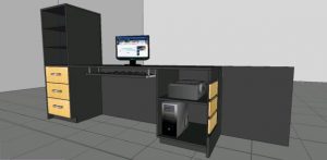 Bureau 3D SKP Model for SketchUp • Designs CAD