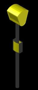 Bus Stop (France) 3D DWG Model for AutoCAD