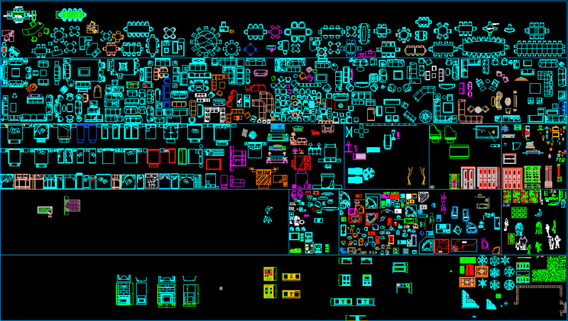 Cad Accessories DWG Block for AutoCAD