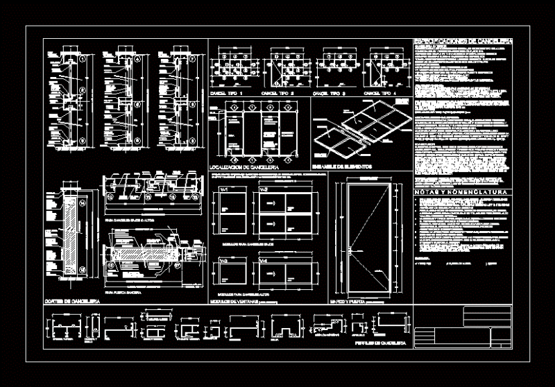 Canceleria Inifed DWG Plan for AutoCAD