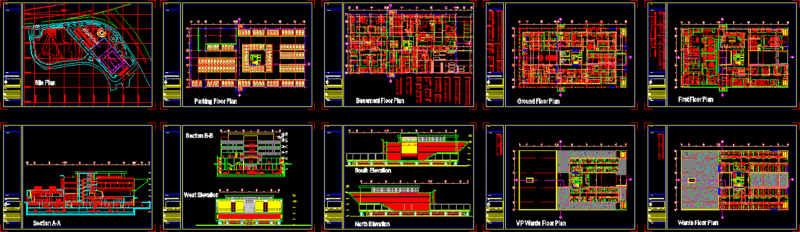 Cancer Center DWG Full Project for AutoCAD