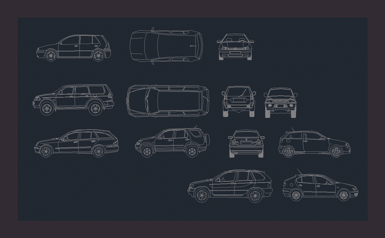 Car 2D DWG Detail for AutoCAD  Designs CAD