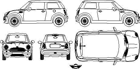 Car 2D DWG Model for AutoCAD • Designs CAD