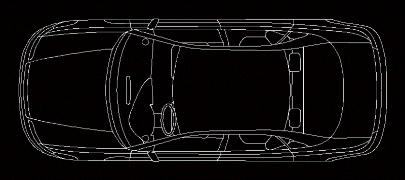 Car DWG Block for AutoCAD