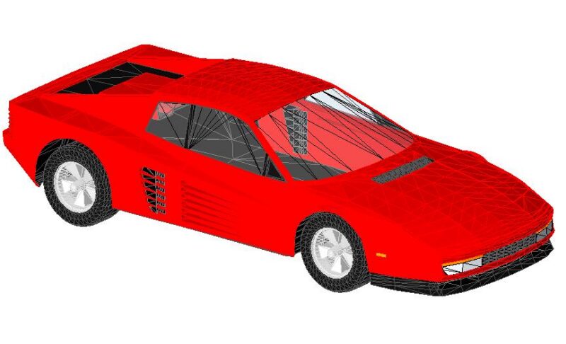 Car 3D RFA Model