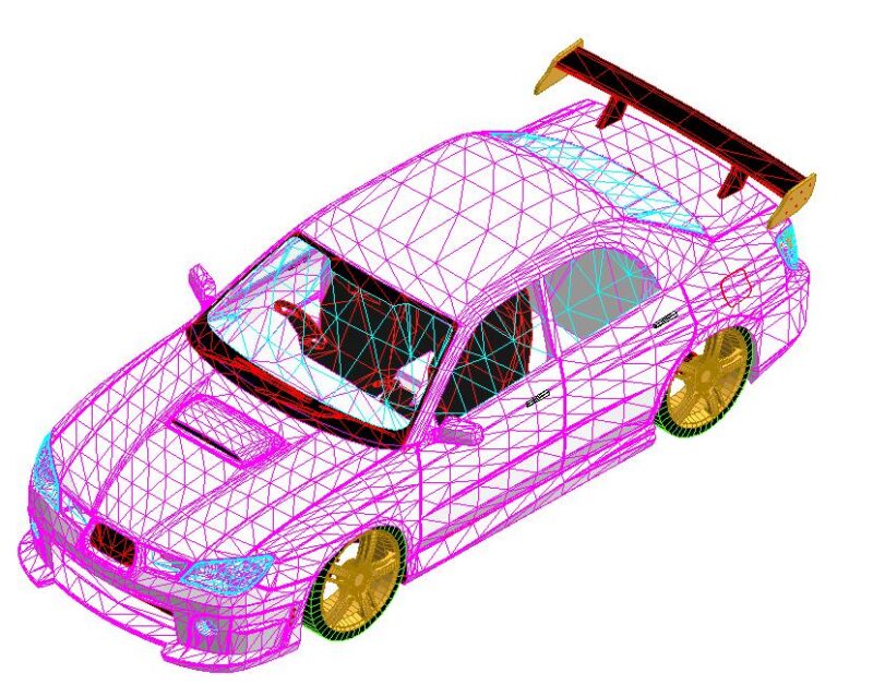 Car 3D RFA Model