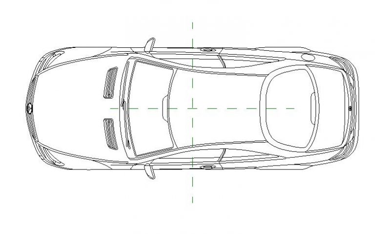 Car 2D DWG Elevation for AutoCAD • Designs CAD