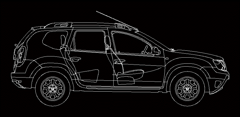 Car DWG Block for AutoCAD