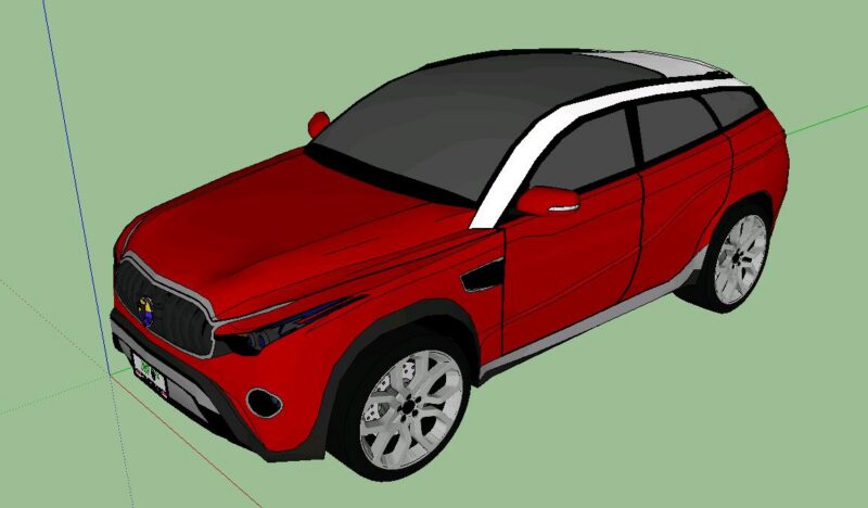 Car 3D SKP Model for SketchUp