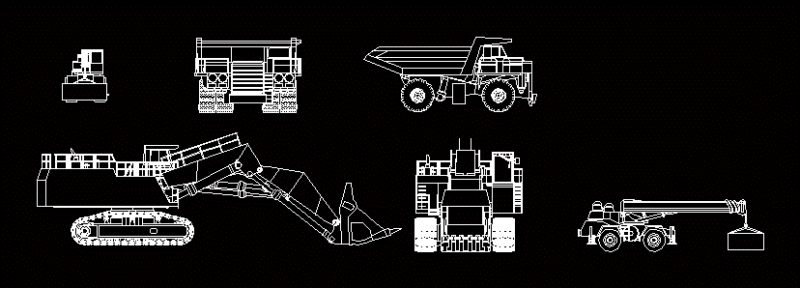 Car And Truck DWG Block for AutoCAD