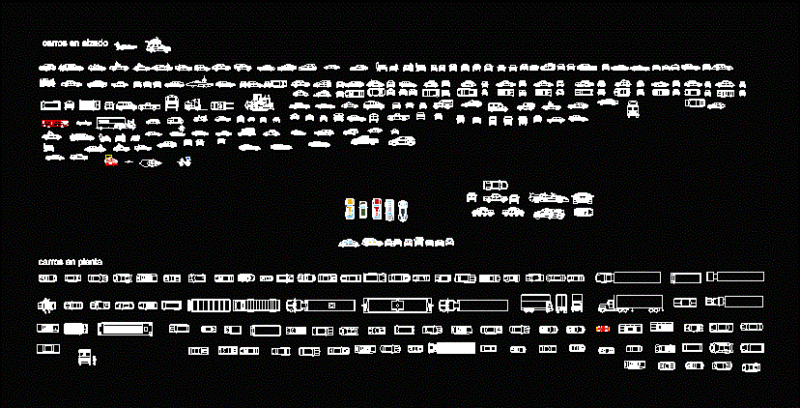 Car Blocks 2D DWG Block for AutoCAD