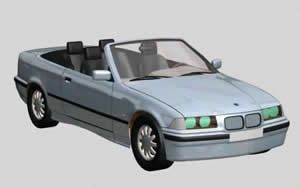 Car Bmw Convertible 3D MAX Model for 3D Studio Max