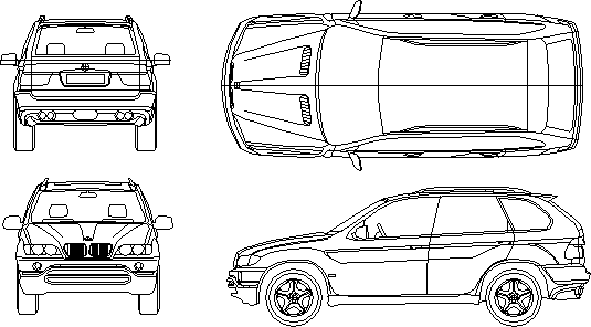 Bmw x5 чертеж