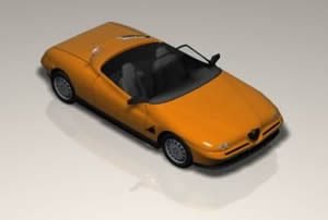 Car Convertible 3D MAX Model for 3D Studio Max