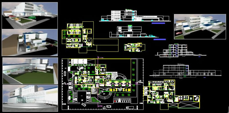 Cardiac Clinic DWG Block for AutoCAD