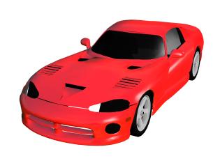 Car Dodge Viper 3D MAX Model for 3D Studio Max • Designs CAD