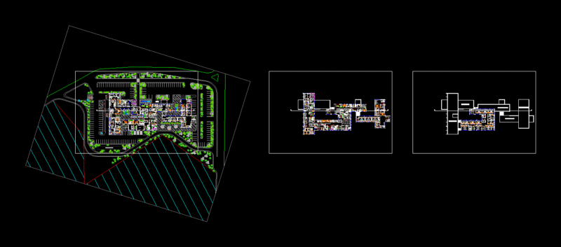 Care Medical Center DWG Block for AutoCAD