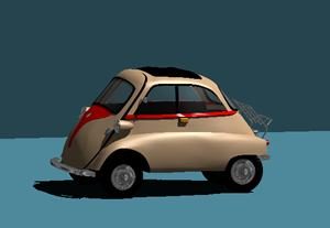 Car Iseta 3D DWG Model for AutoCAD