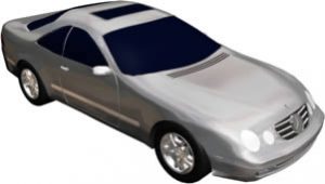 Car Mercedes With Applied Materials 3D MAX Model for 3D Studio Max