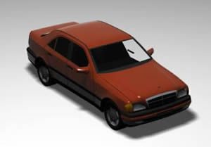 Car Mercedes Benz 3D 3DS Model for 3D Studio Max