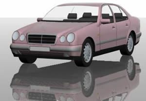 Car Mercedes Benz 3D MAX Model for 3D Studio Max