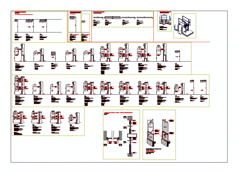 Carpentry Of Glass And Metal DWG Block for AutoCAD