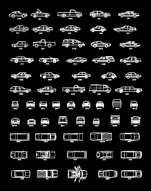 Cars DWG Block for AutoCAD • Designs CAD