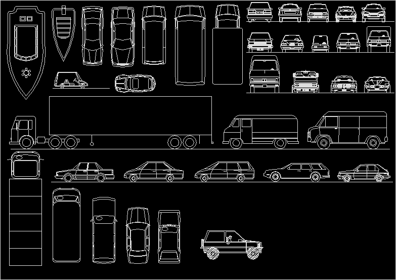 Чертеж машин в автокаде