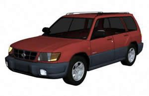 Car Sport Wagon 3D MAX Model for 3D Studio Max
