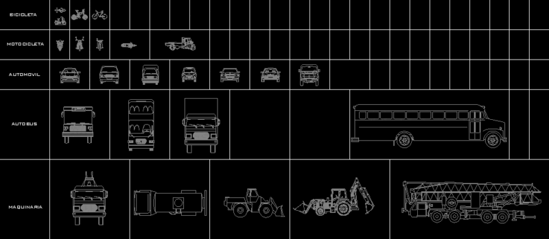 Cars – Trucks DWG Block for AutoCAD