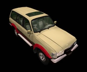 Car Toyota With Applied Materials 3D MAX Model for 3D Studio Max