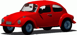 Car Volkswagen Fusca DWG Block for AutoCAD