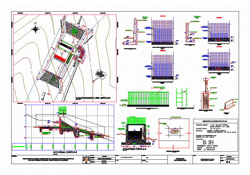 Catchment DWG Detail for AutoCAD