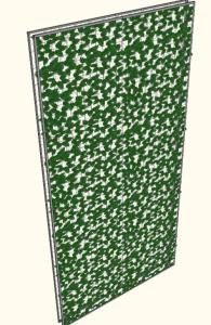 Ficus Pumila Wall Plant 3D SKP Model for SketchUp