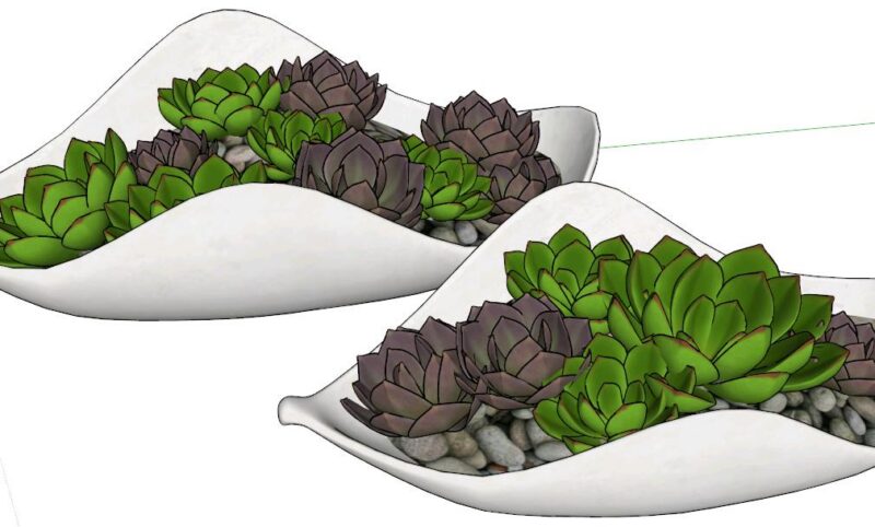 Centerpiece 3D SKP Model for SketchUp