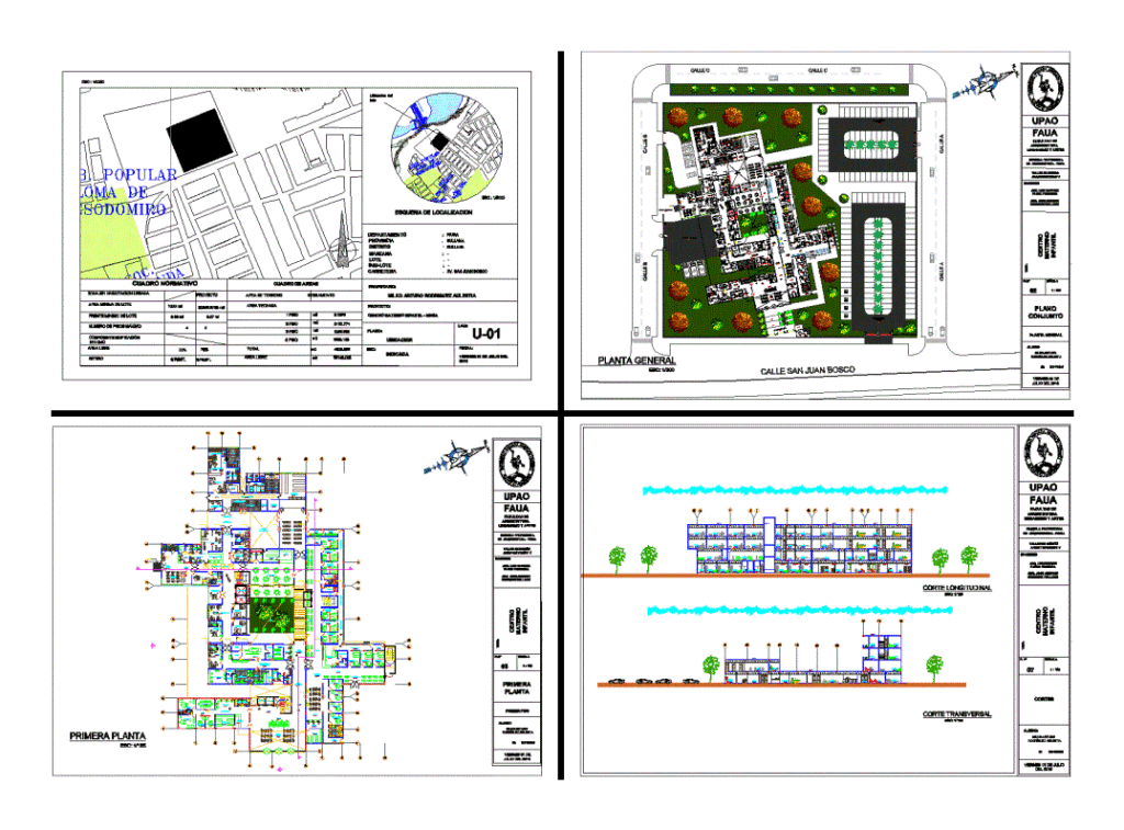 Centro Maternal Sullana DWG Full Project for AutoCAD