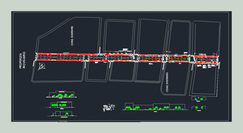 Cevallos Avenue DWG Block for AutoCAD