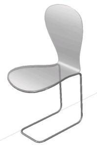 Chair 3D DWG Model for AutoCAD