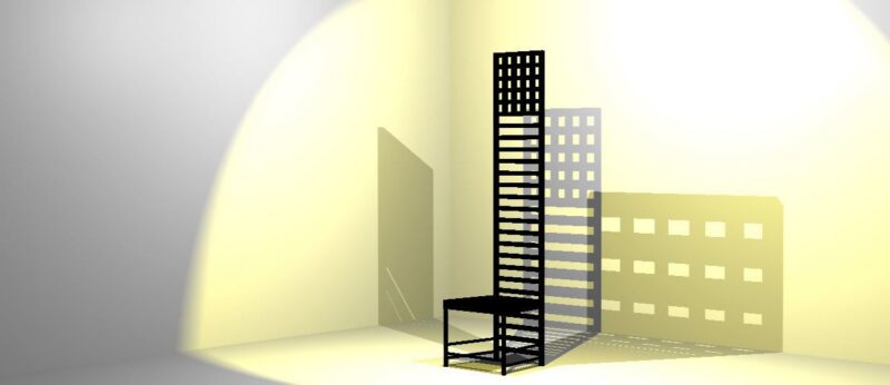 Chair Makintosh 3D DWG Model for AutoCAD